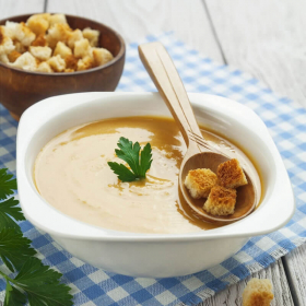 Zuppa Iperproteica 8 verdure e crostini - Soupe 8 légumes croûtons